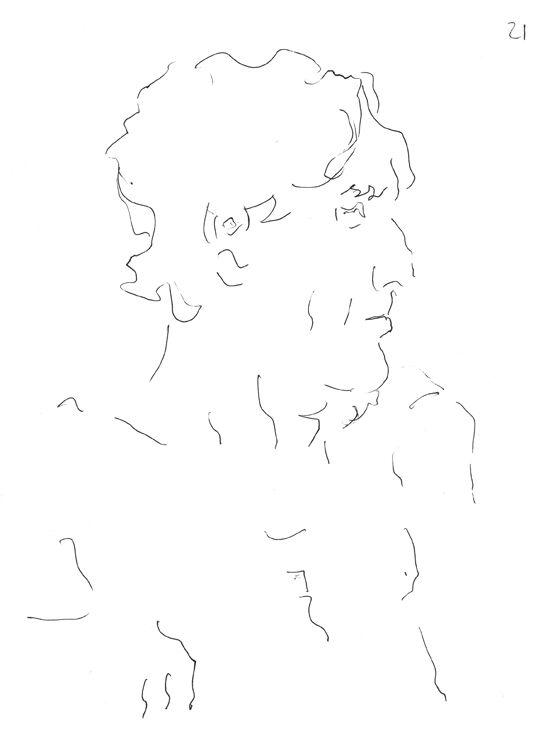 Portrait Study - Steve - Pen and Ink