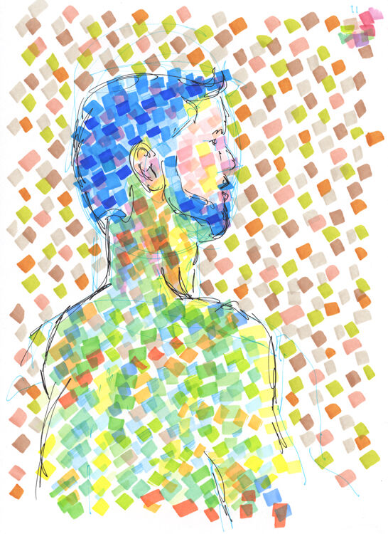 Life Study - Steve - Marker Pen