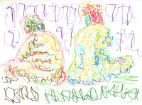 Life study - Spirited Bodies - marker pen