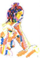Life Study - Ursula - Marker Pen