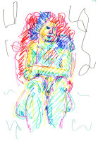 Life Study - Ursula - Marker pen