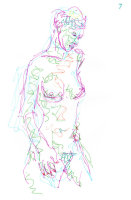 Life Study - Virginie - Marker pen