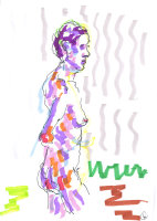 Life study - Anna - Marker Pen