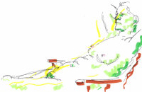 Life study - Imogen - Marker pen