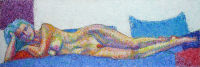 Life painting - Lena - acrylic