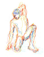 Life study - Francis - marker pen