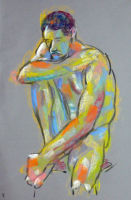 Life study - Francis - pastel