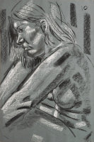 Life study - Abigail - Charcoal
