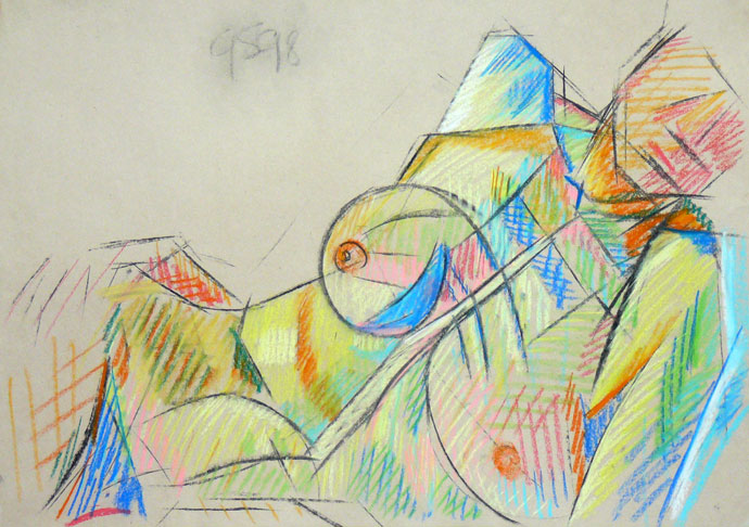 Life study - Anna - pastel