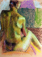 Life study - Claire - pastel