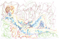 Life study - Clare - marker pen