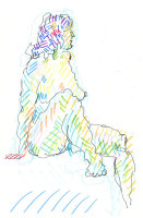 Life study - Daniella - Marker pen