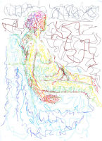 Life study - Eli - marker pen