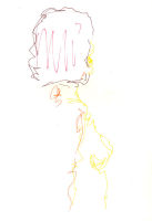 Life study - Emily - marker pen