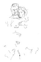 Life study - Esther and Steve - pen and ink