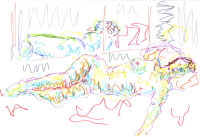 Life study - Gerry - marker pen