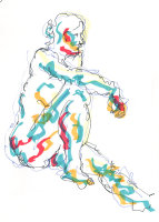 Life study - Imogen - Marker pen