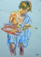 Life study - Jane - pastel
