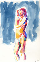 Life study - Jyoti - watercolour