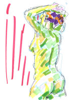 Life study - Kavita - Marker pen