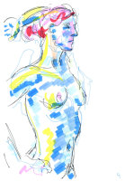 Life study - Kavita - Marker pen