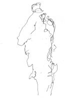 Life study - Ken - pen and ink