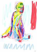 Life study - Lena - marker pen