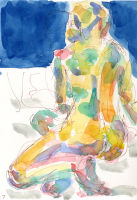 Life study - Lena - watercolour