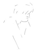 Life study - Lucy - pen and ink