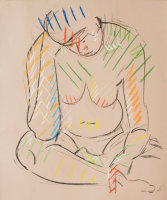 Life study - Nicole - pastel