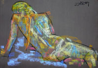 Life study - Penny - pastel