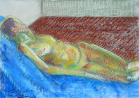 Life study - Priscila - pastel