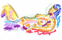 Life study - Sharn - Marker pen