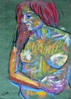 Life study - Simona - pastel