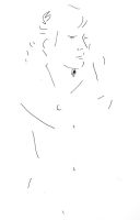 Life study - Skye - pen and ink