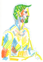 Life study - Steve - marker pen