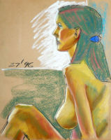 Life study - Tanya - pastel