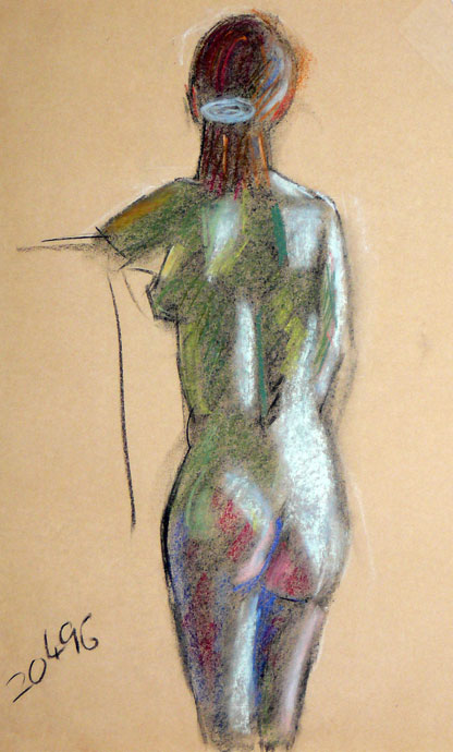 Life study - Tanya - pastel