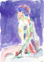 Life study - Tom - watercolour
