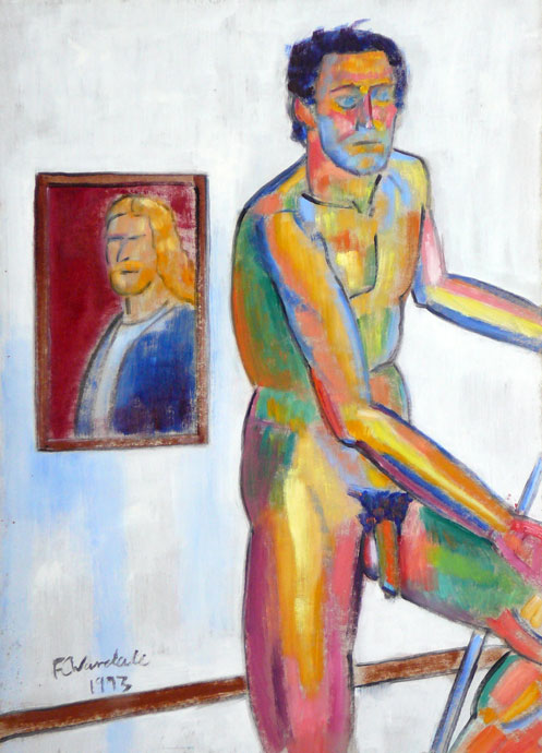 Life study - Vijay - oil painting