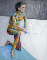 Life study - Vijay - oil painting