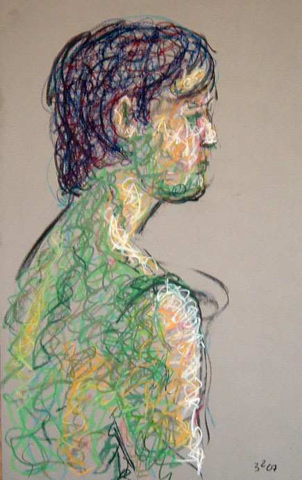 Life study - Alistair - pastel