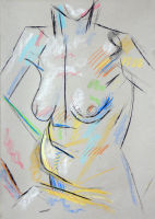 Life study - pastel
