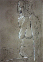 Life study - charcoal