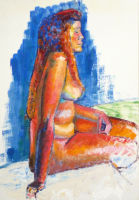 Life study - oil painting