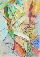 Life study -  pastel