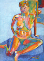 Life study - oil painting