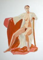 Life study - gouache