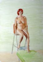 Life study - gouache