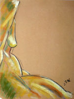 Life study - pastel